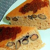 ほうじ茶黒豆の簡単和風ケーキ